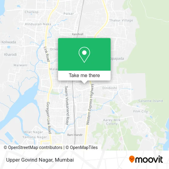 Upper Govind Nagar map