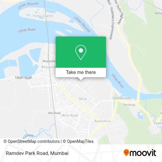 Ramdev Park Road map