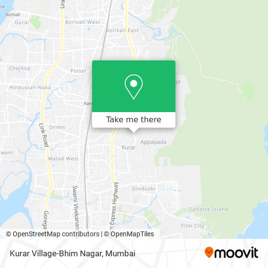 Kurar Village-Bhim Nagar map