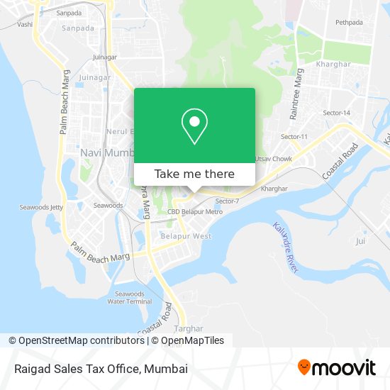 Raigad Sales Tax Office map