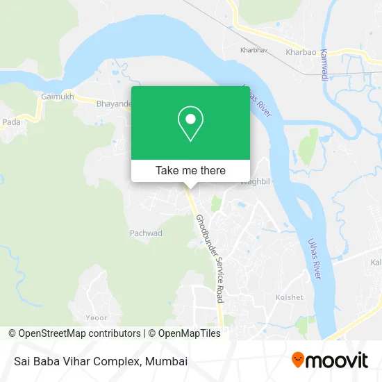 Sai Baba Vihar Complex map