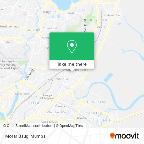 Morar Baug map