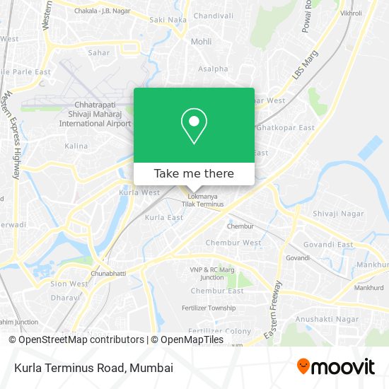 Kurla Terminus Road map