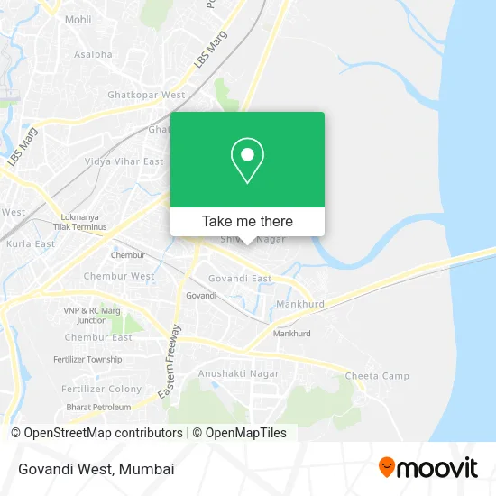 Govandi West map