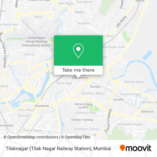 Tilaknagar (Tilak Nagar Railway Station) map