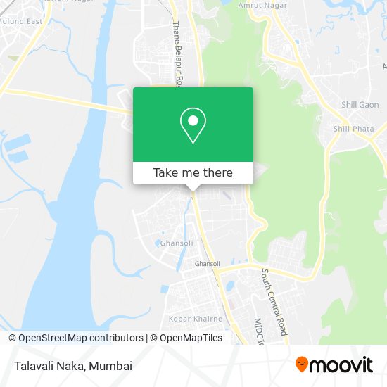 Talavali Naka map