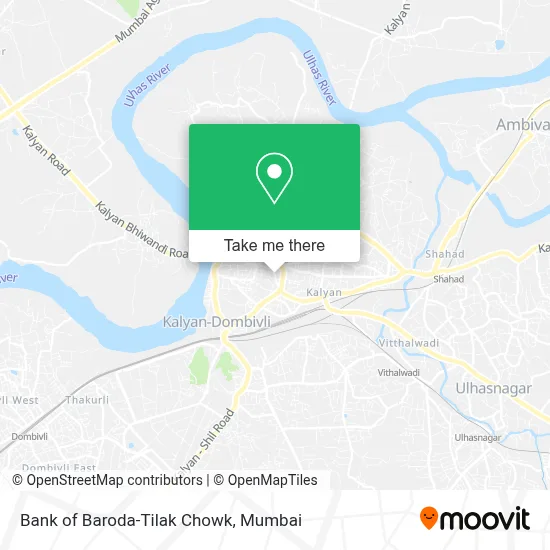 Bank Of Baroda-Tilak Chowk map