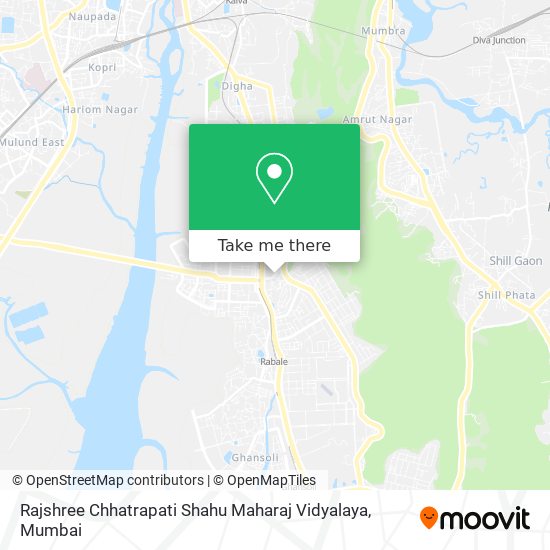 Rajshree Chhatrapati Shahu Maharaj Vidyalaya map