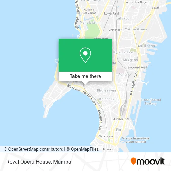 Royal Opera House map