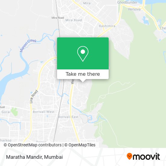 Maratha Mandir map