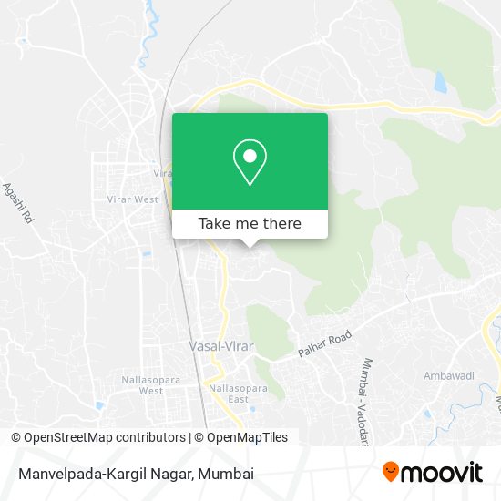 Manvelpada-Kargil Nagar map