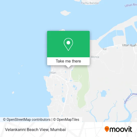 Velankanni Beach View map