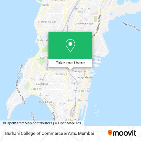 Burhani College of Commerce & Arts map