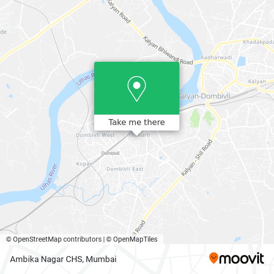 Ambika Nagar CHS map