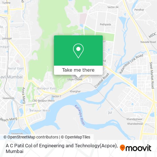 A C Patil Col of Engineering and Technology(Acpce) map