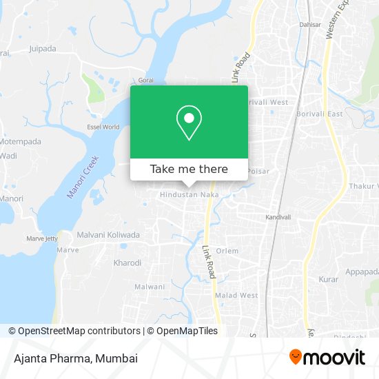 Ajanta Pharma map