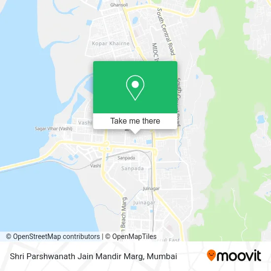 Shri Parshwanath Jain Mandir Marg map