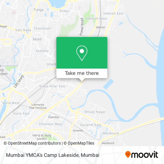 Mumbai YMCA’s Camp Lakeside map