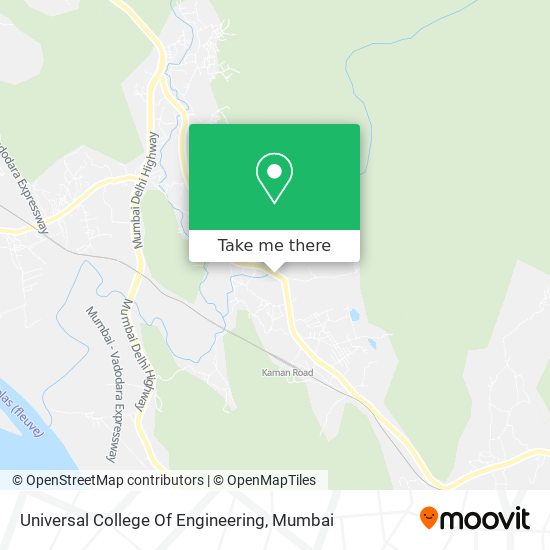 Universal College Of Engineering map