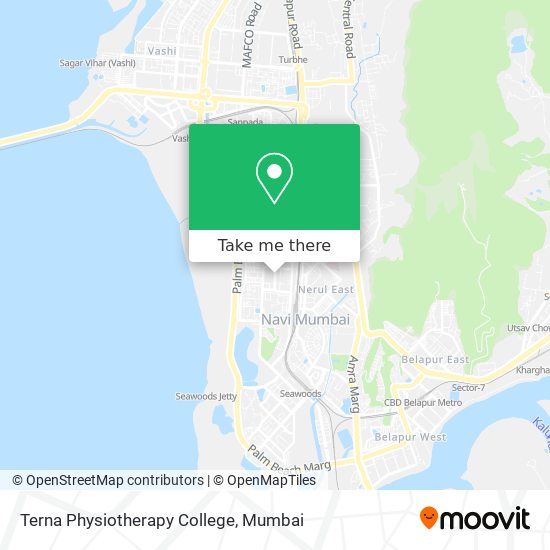 Terna Physiotherapy College map