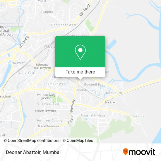 Deonar Abattoir map