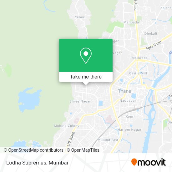 Lodha Supremus map