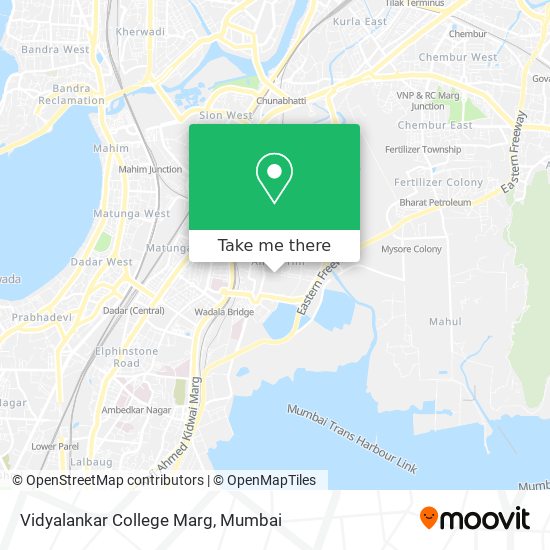 Vidyalankar College Marg map
