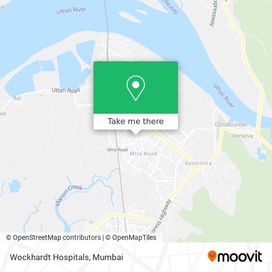 Wockhardt Hospitals map