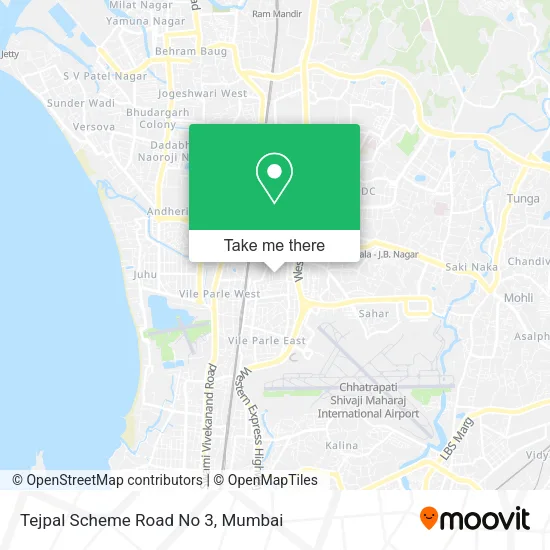 Tejpal Scheme Road No 3 map