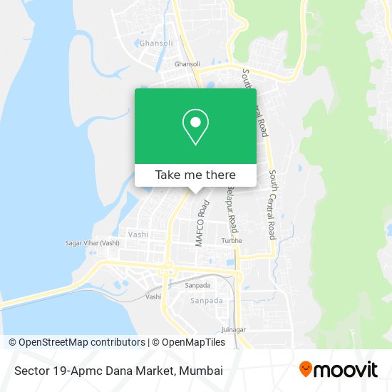 Sector 19-Apmc Dana Market map