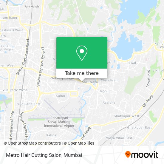 Metro Hair Cutting Salon map