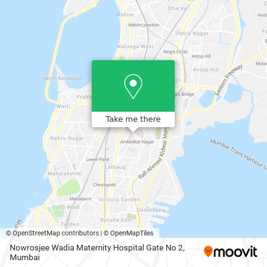 Nowrosjee Wadia Maternity Hospital Gate No 2 map