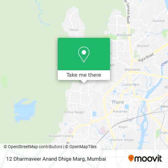 12 Dharmaveer Anand Dhige Marg map