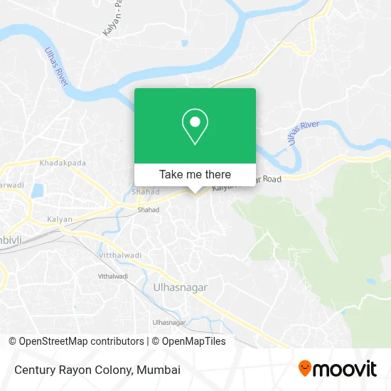 Century Rayon Colony map