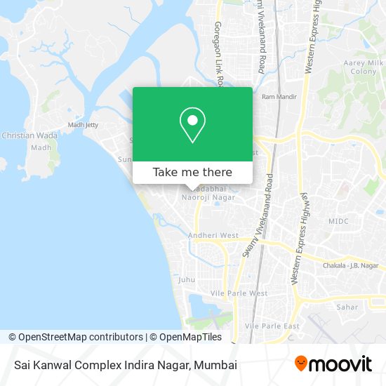 Sai Kanwal Complex Indira Nagar map