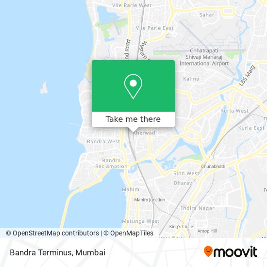 Bandra Terminus map