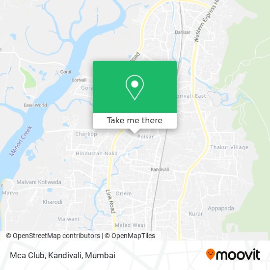 Mca Club, Kandivali map