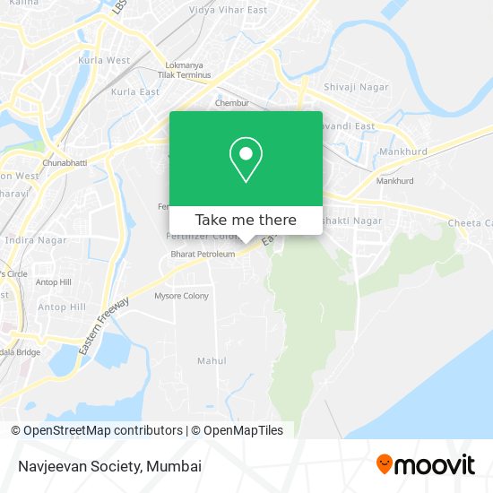 Navjeevan Society map