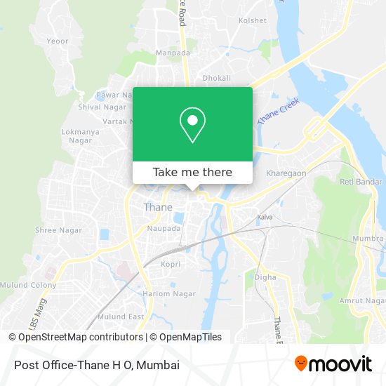 Post Office-Thane H O map