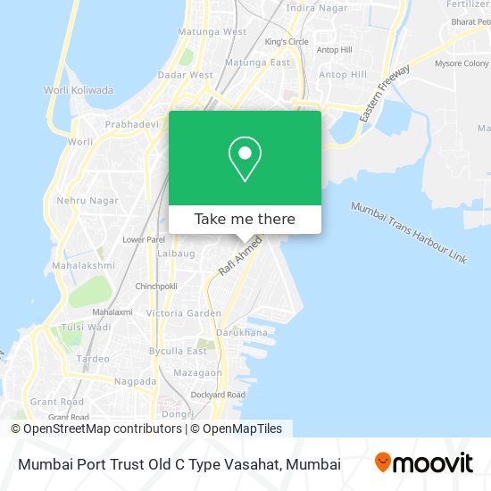 Mumbai Port Trust Old C Type Vasahat map