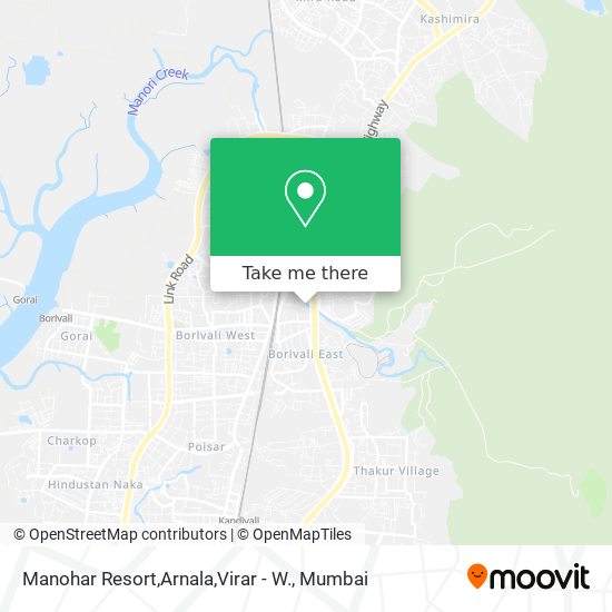 Manohar Resort,Arnala,Virar - W. map