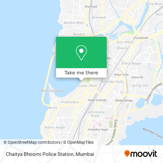Chaitya Bhoomi Police Station map