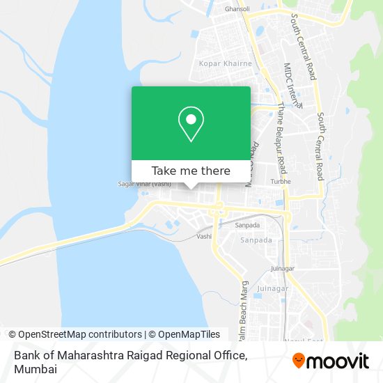 Bank of Maharashtra Raigad Regional Office map