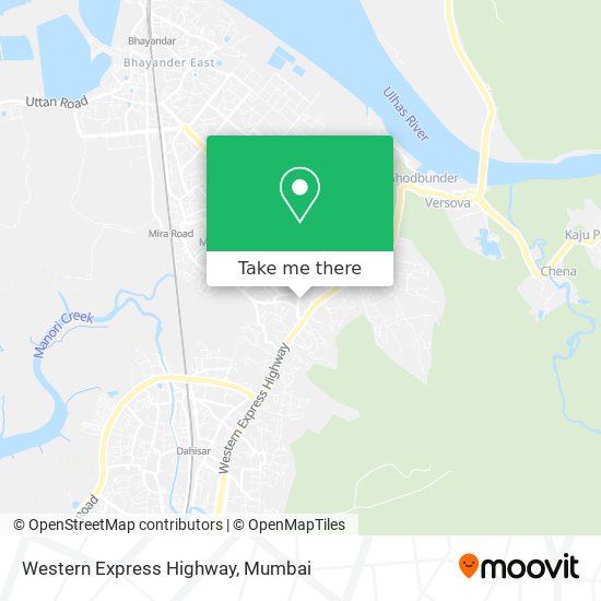 Western Express Highway map