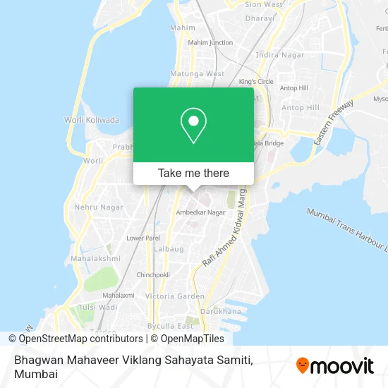 Bhagwan Mahaveer Viklang Sahayata Samiti map