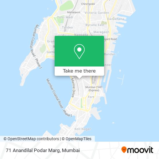 71 Anandilal Podar Marg map