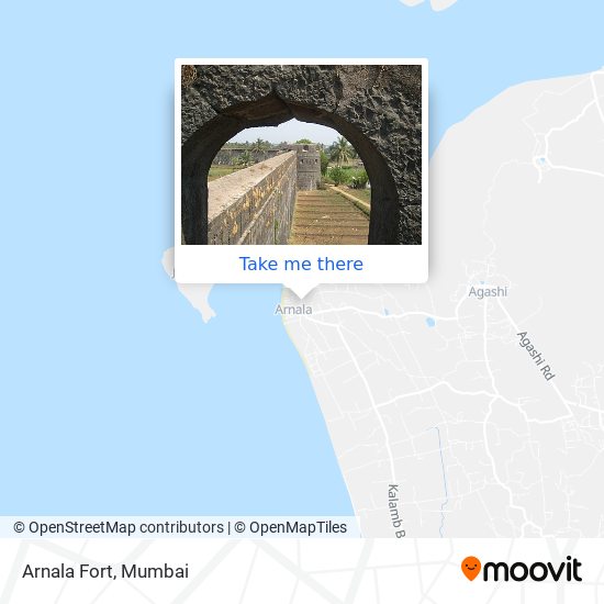 Arnala Fort map