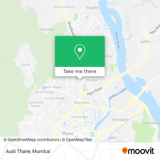 Audi Thane map