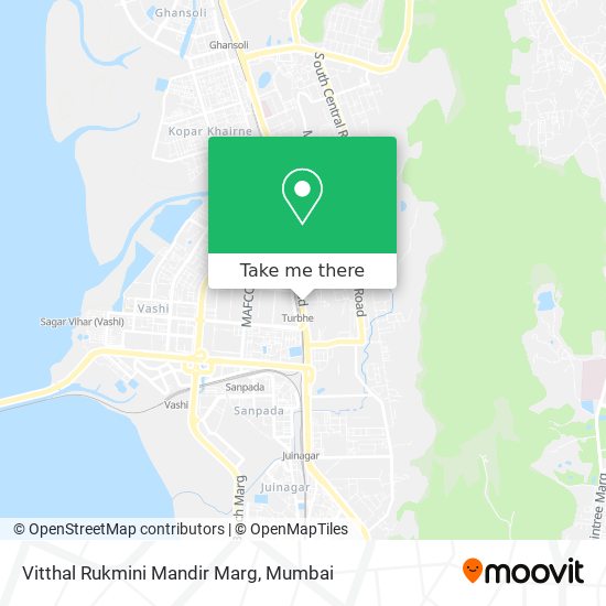 Vitthal Rukmini Mandir Marg map