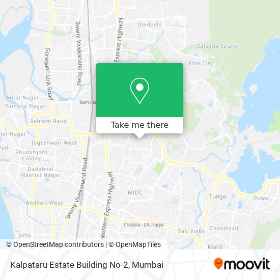 Kalpataru Estate Building No-2 map